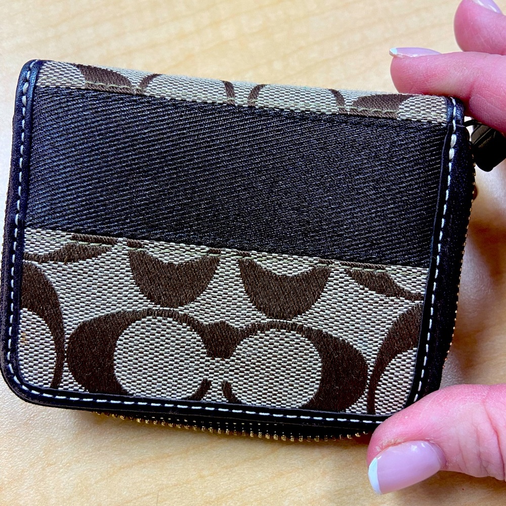 Coach Zip Around Wallet